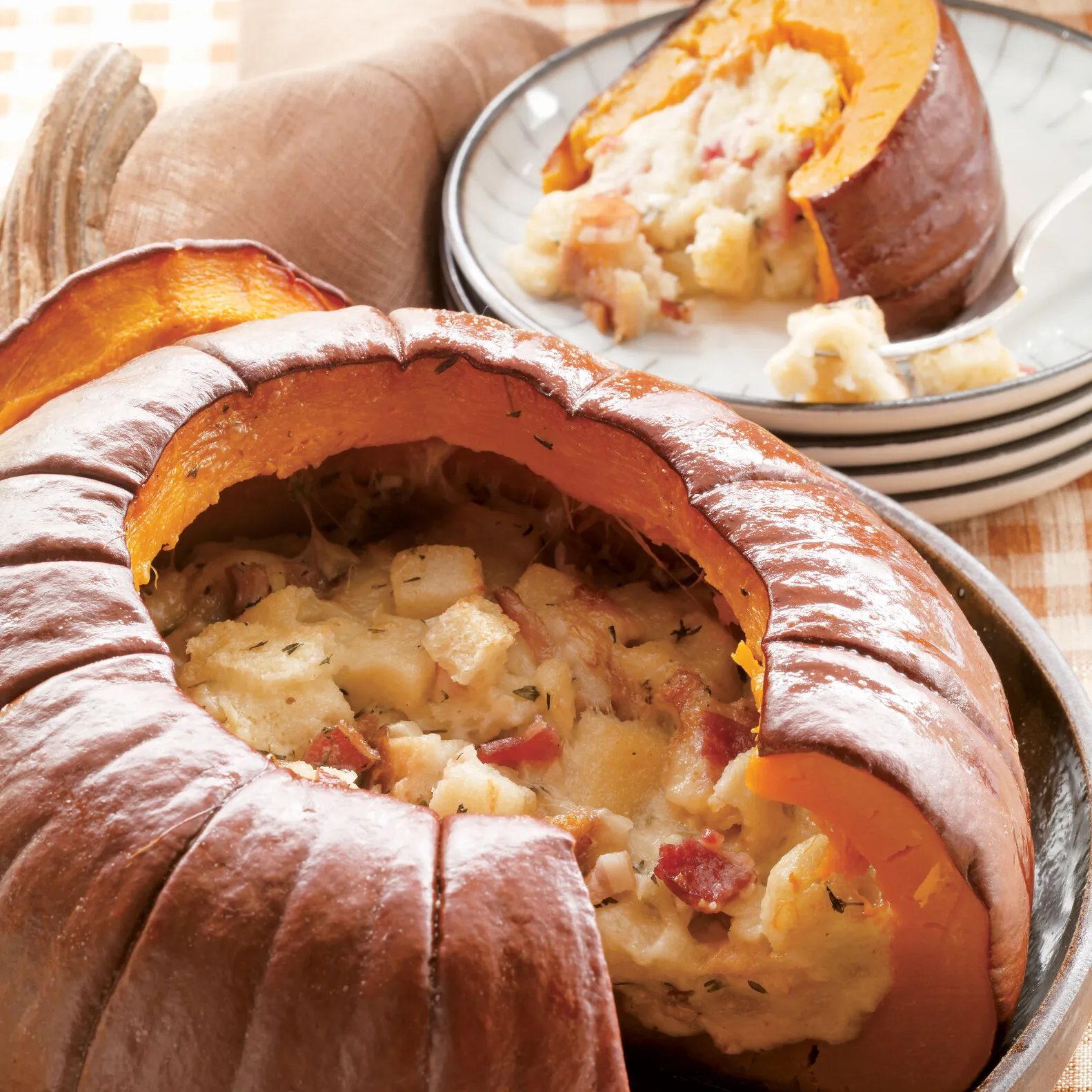 Pumpkin Stuffed with Everything Good