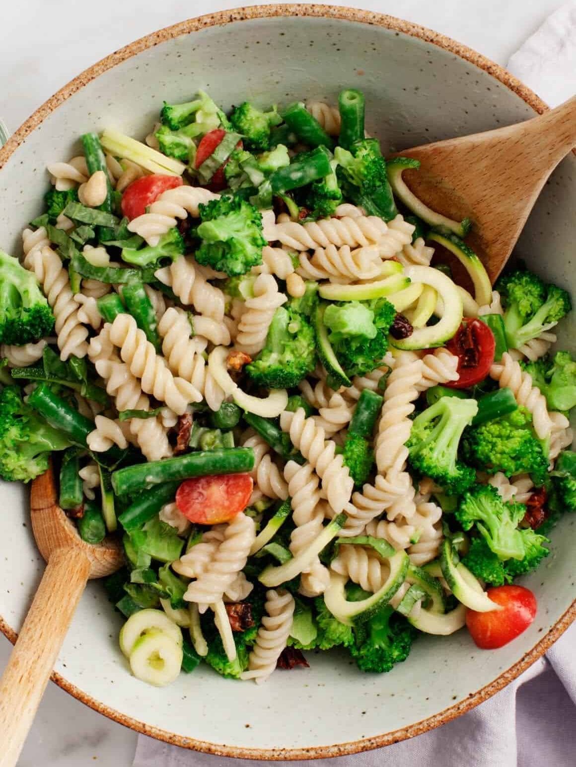 Broccoli Tahini Pasta Salad