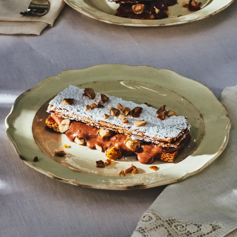 Chocolate Hazelnut Napoleons