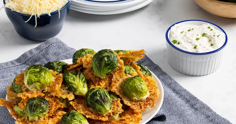 Garlic Parmesan Roasted Brussels Sprouts