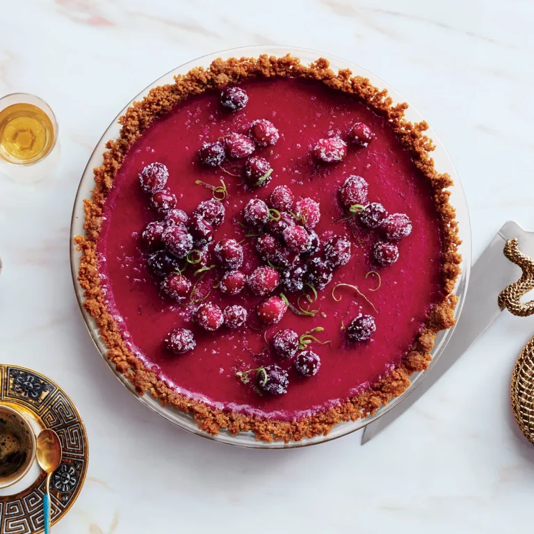 Cranberry-Lime Pie