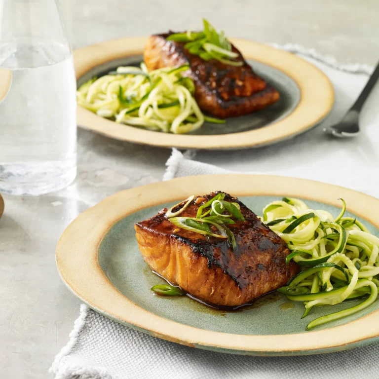 Sweet ‘n’ Spicy Sriracha-Glazed Salmon