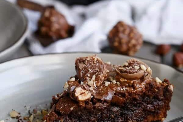 Ferrero Rocher Brownie Cookie