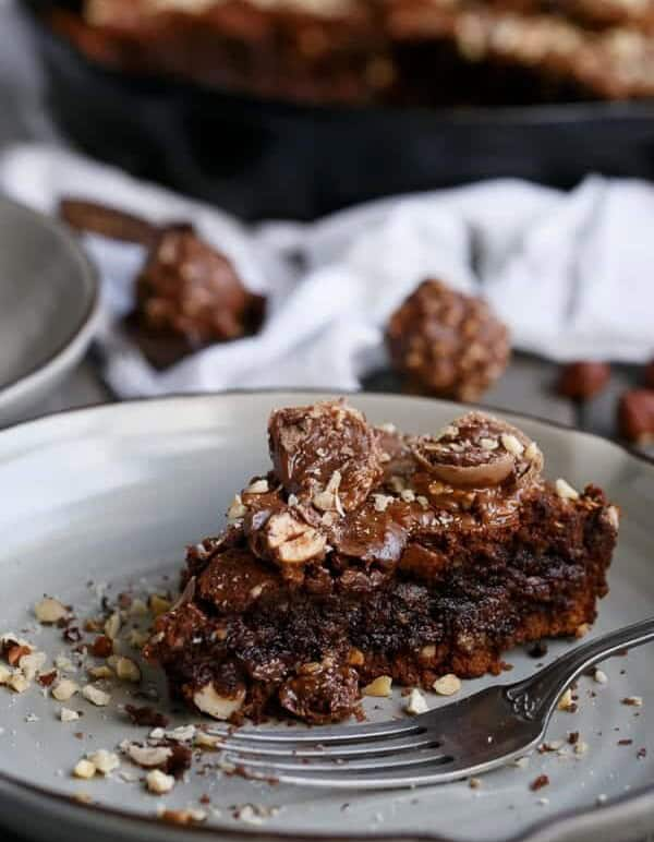 Ferrero Rocher Brownie Cookie