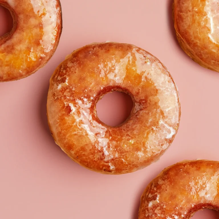 Lemony Glazed Yogurt Doughnuts