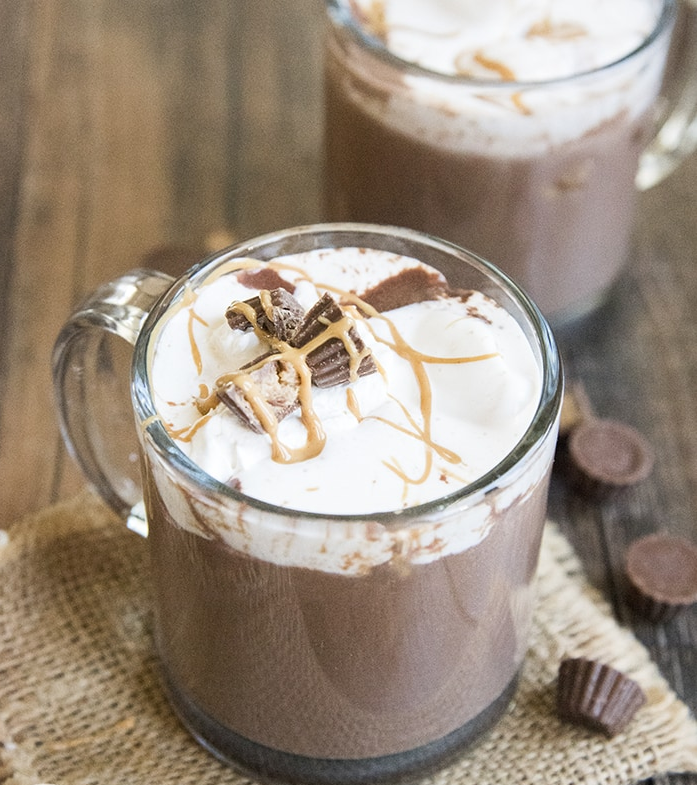 Peanut Butter Cup Hot Chocolate