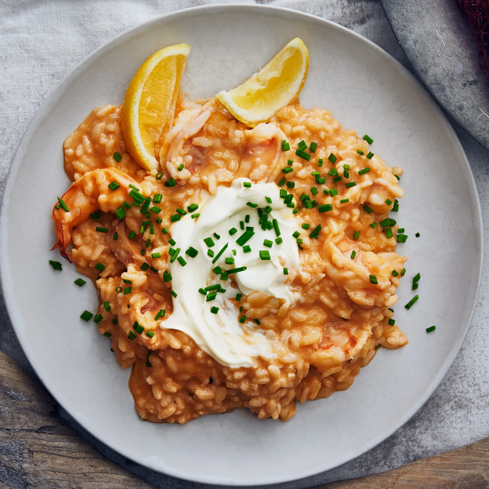 Creamy Shrimp Risotto With Mascarpone