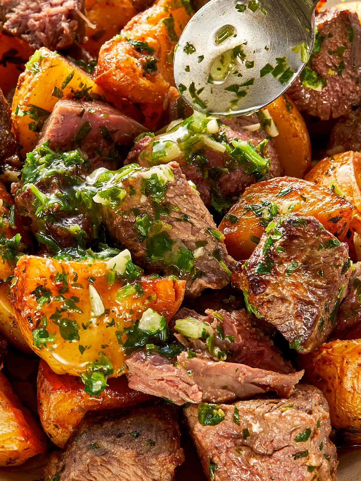 Steak Bites With Potatoes