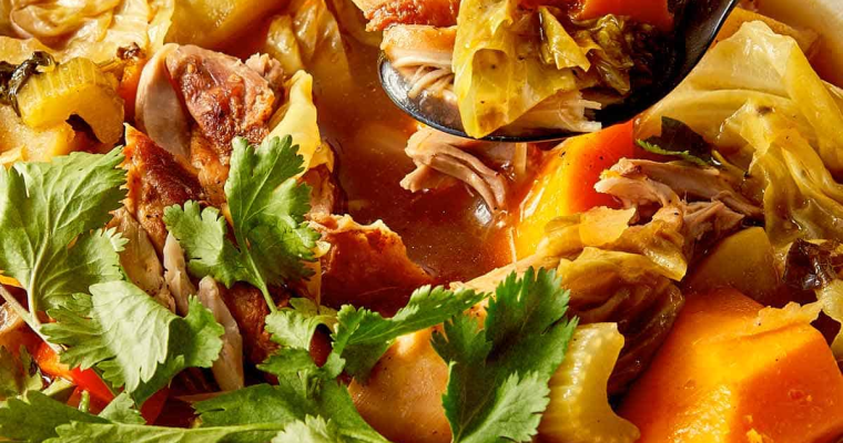 Cabbage Chicken Soup