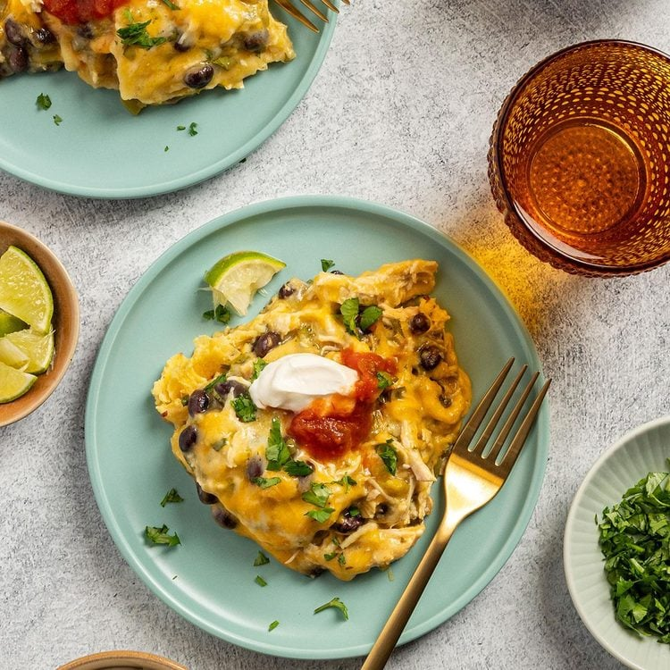 Green Chile Chicken Enchilada