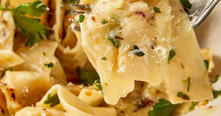 Brown Butter Fettuccine Alfredo