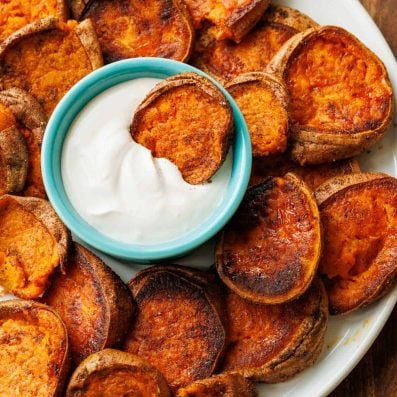 Smashed Sweet Potatoes