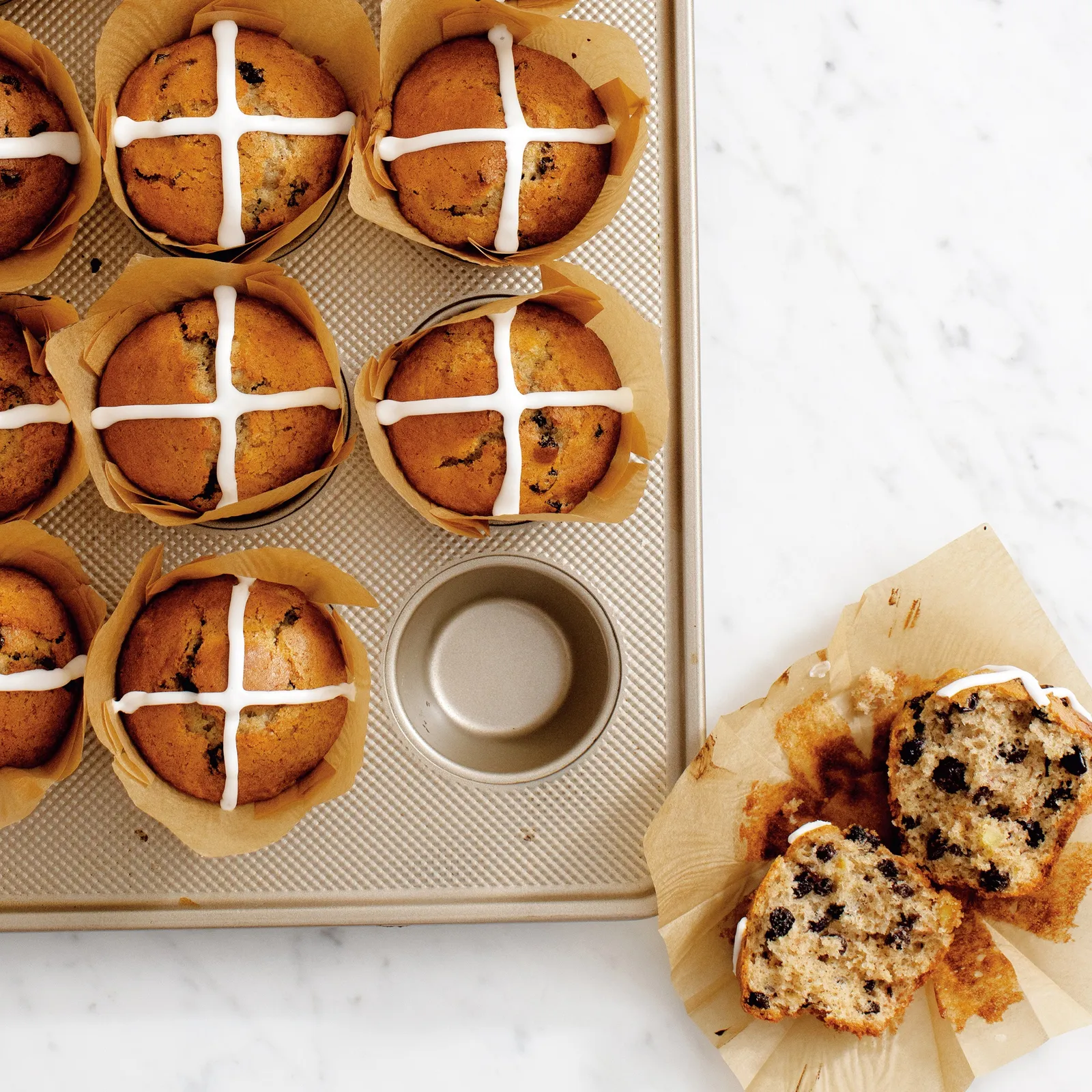 Hot Cross Muffins