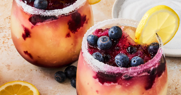 Blueberry Lemon Drop Slushies