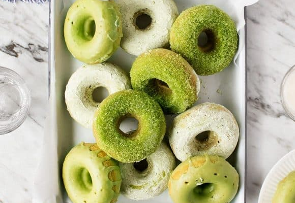 Matcha Doughnuts