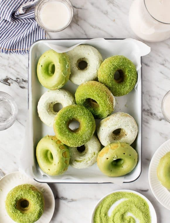 Matcha Doughnuts