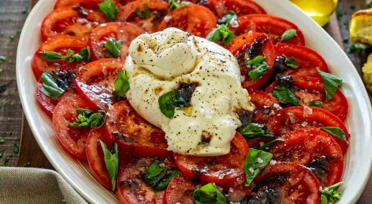 Tomato Burrata Salad