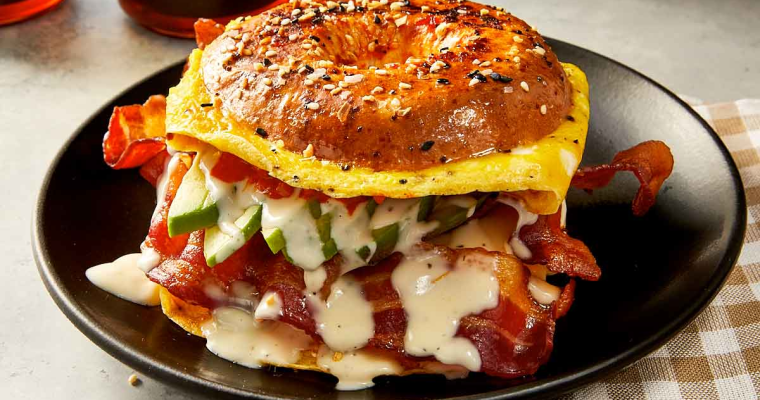 Breakfast Deluxe Bagel