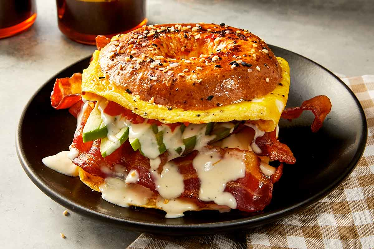 Breakfast Deluxe Bagel