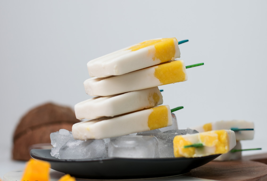Cocomango Popsicles