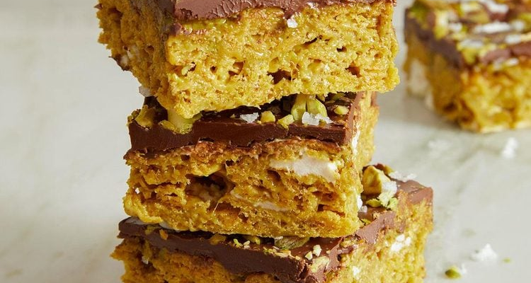 Pistachio Scotcheroos