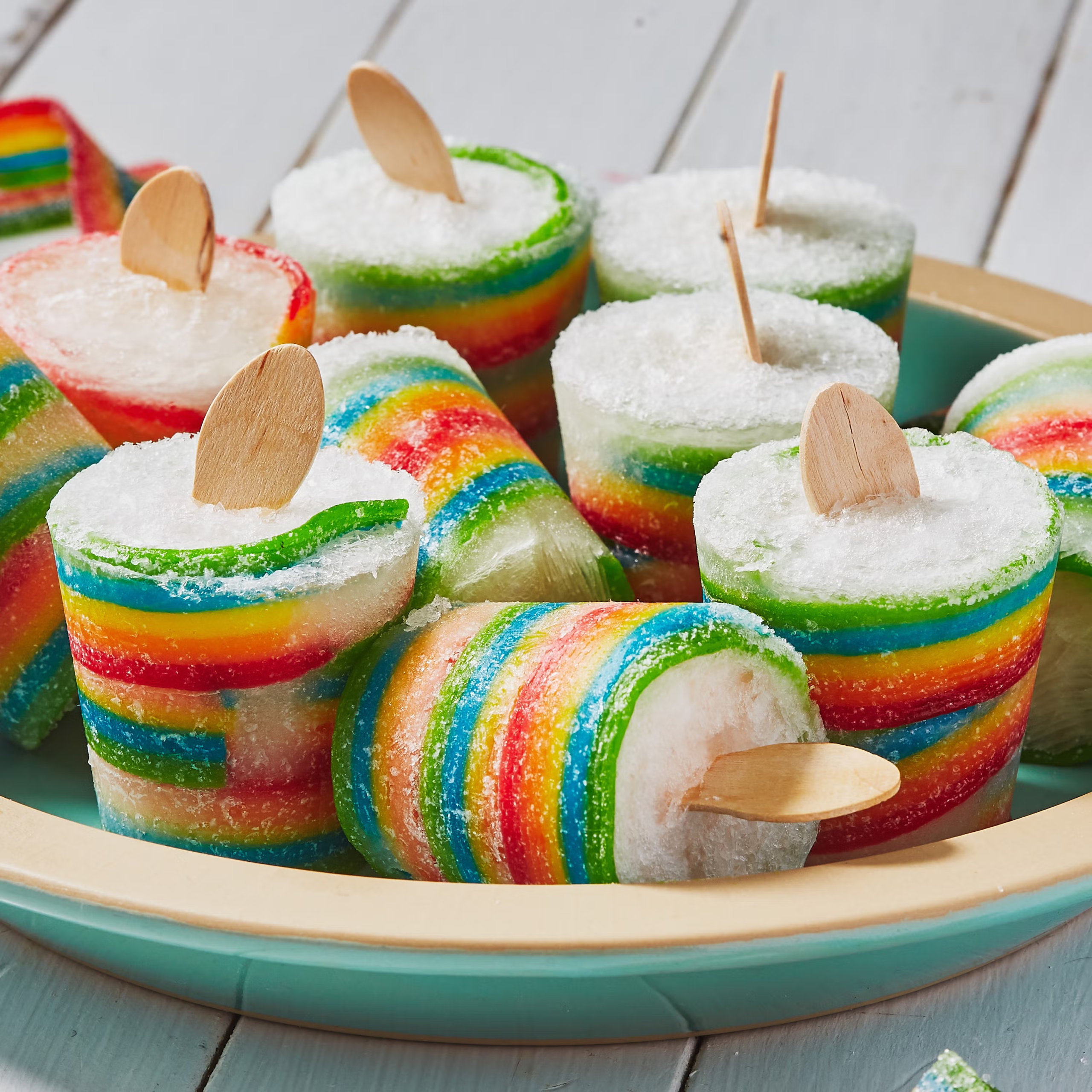 Rainbow Candy Pops