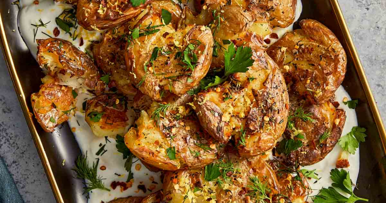 Crispy Smashed Potatoes