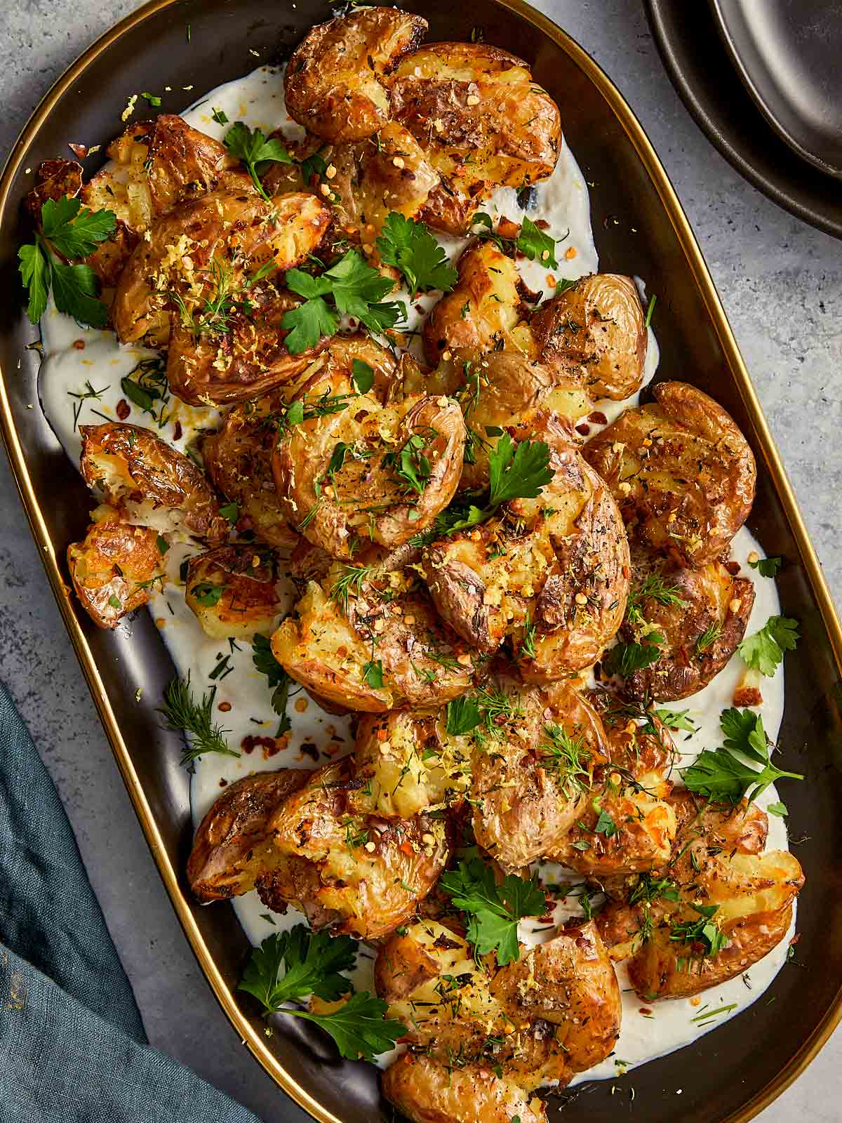 Crispy Smashed Potatoes